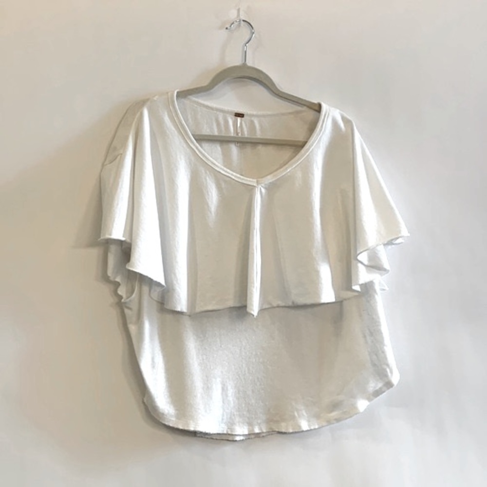 Free People Girl Talk top optic white small